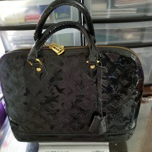 Black Patent Tote "NEW"